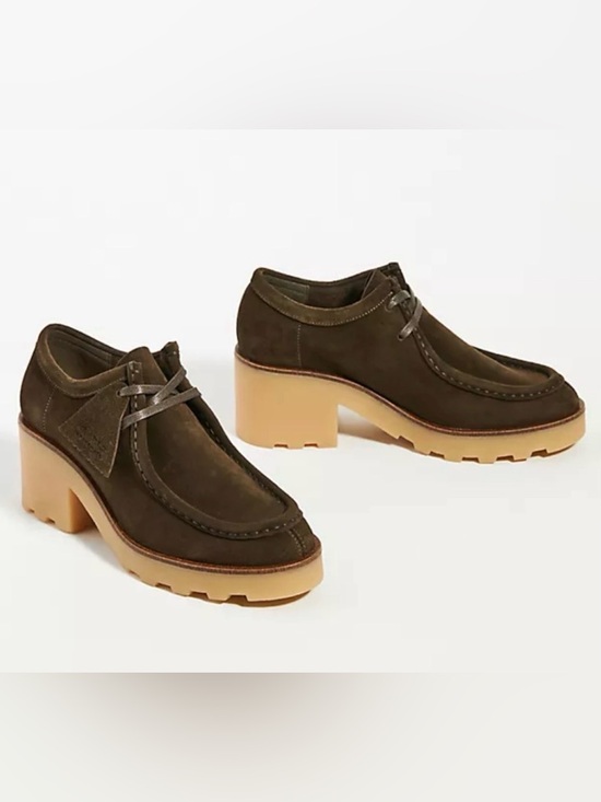 Clarks Shoes - Clarks Wallabee Block 26164402
Womens Black Suede Heels Block
Shoes